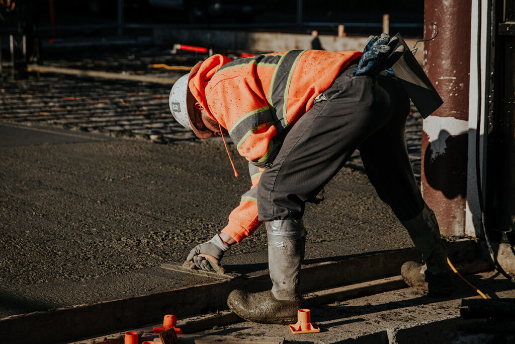 workers construction site