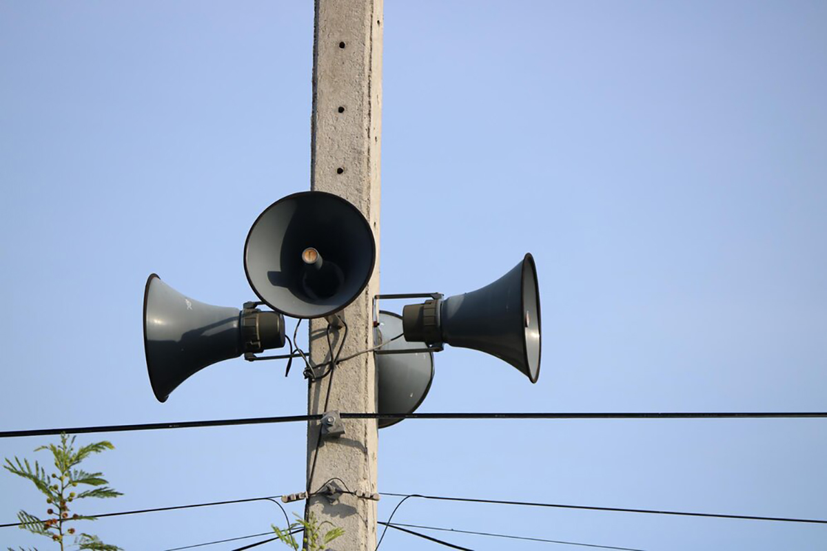 low angle view telephone pole against clear blue sky 1048944 5848167