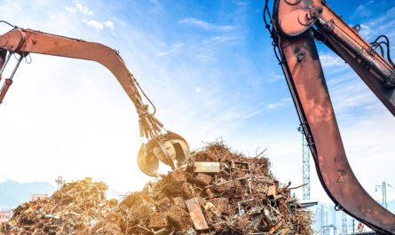crane grab scrap