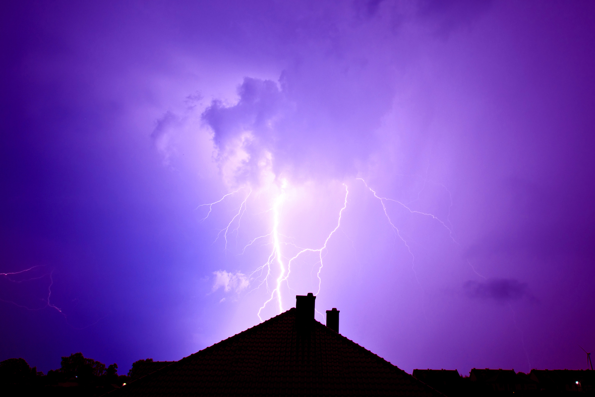 lightning hit house 1