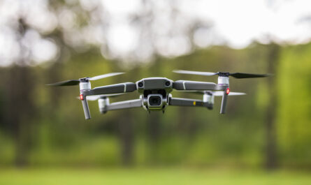 quadcopter flying nature