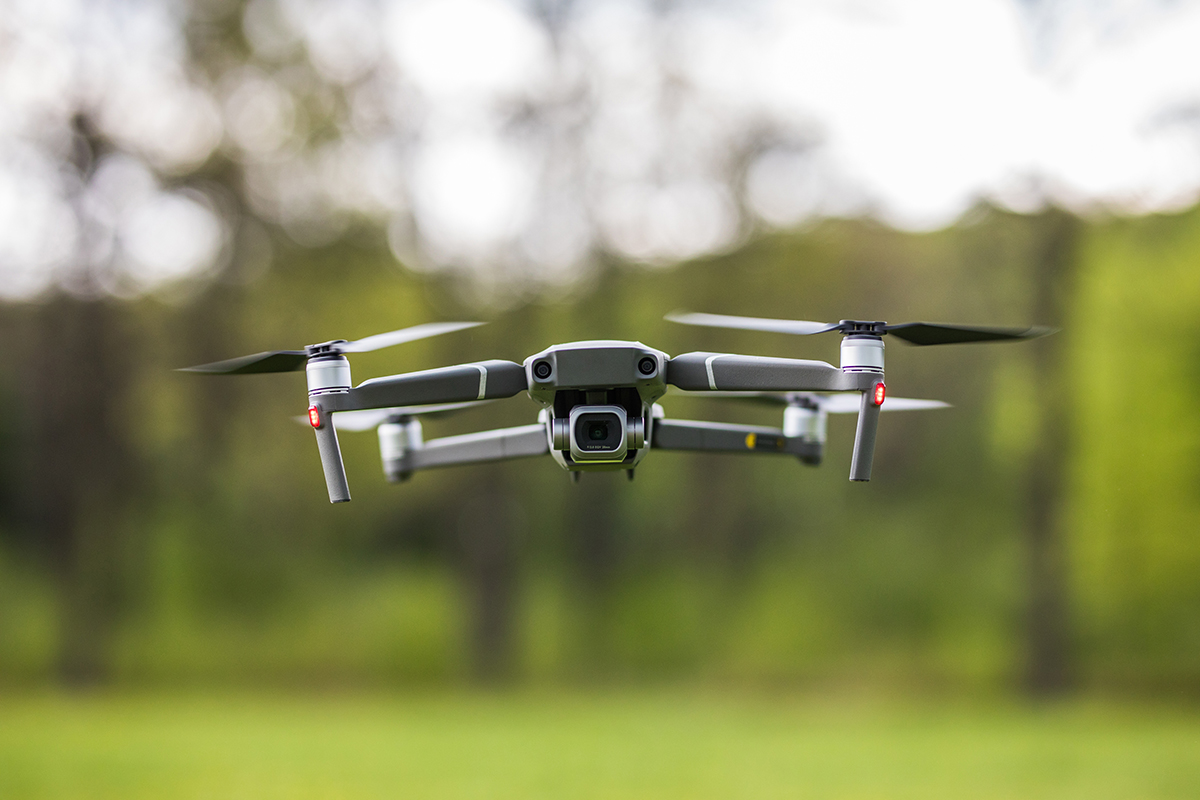 quadcopter flying nature
