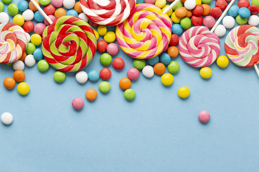 В Беларуси запретили китайские конфеты из-за опасных добавок 2 delicious candy concept with copy space