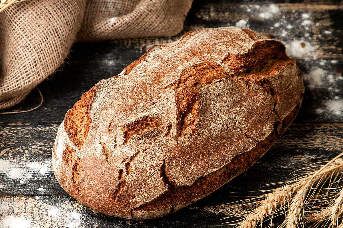 sourdough bread table