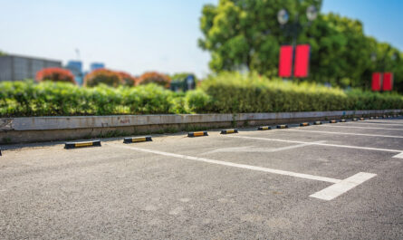 empty parking lot parking lane outdoor public park