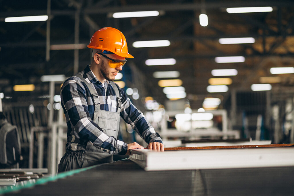 male worker factory