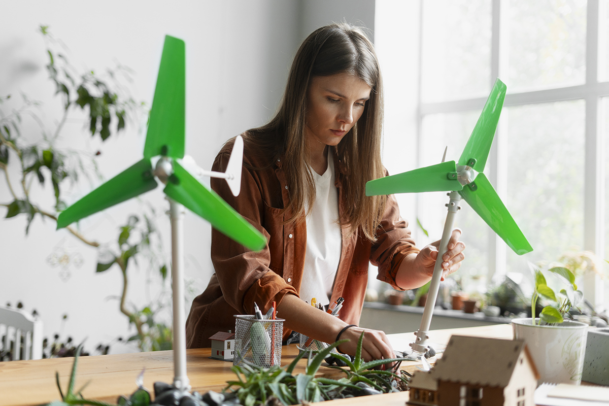 tech people trying achieve ambitious sustainability goals