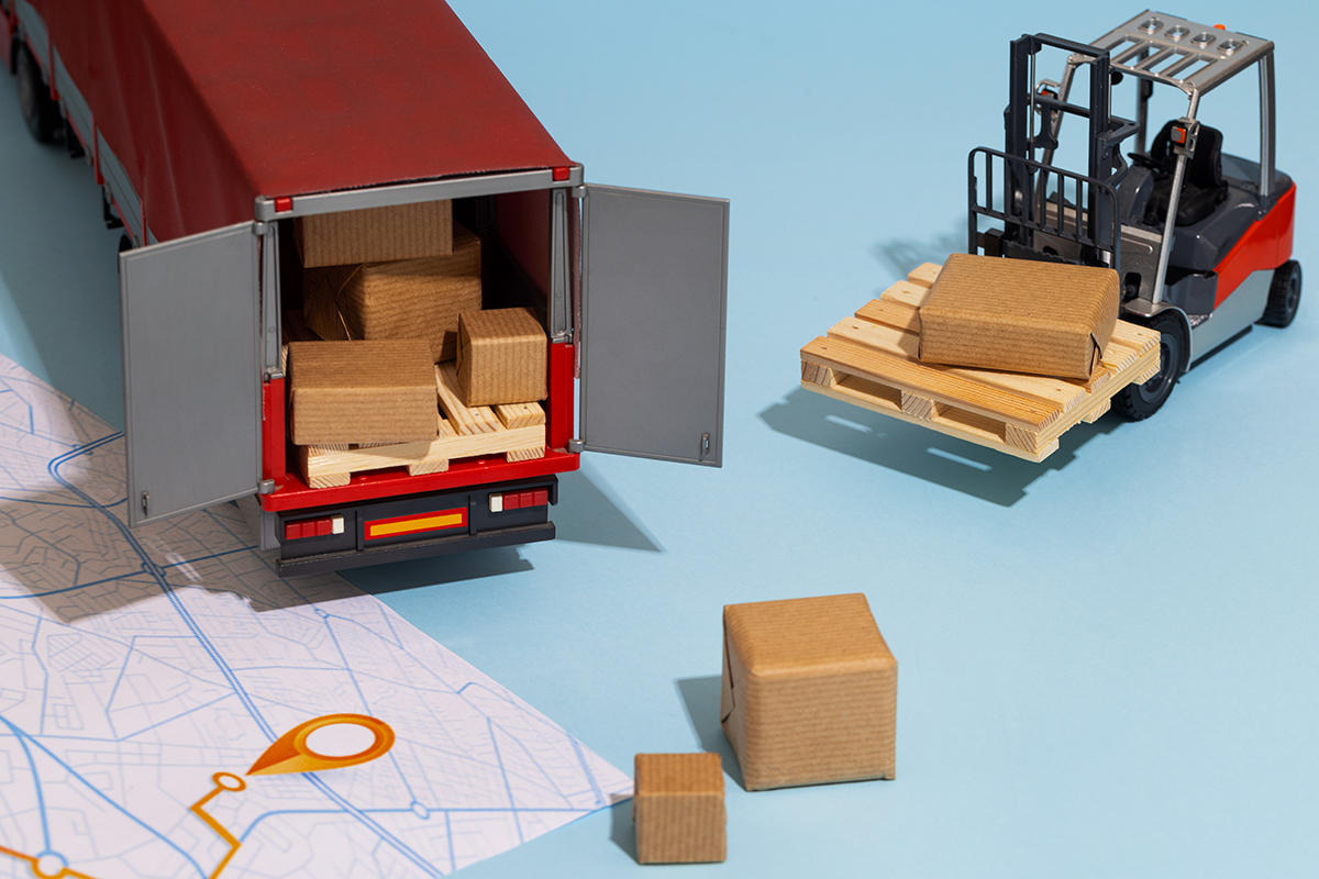 supply chain representation still life 1