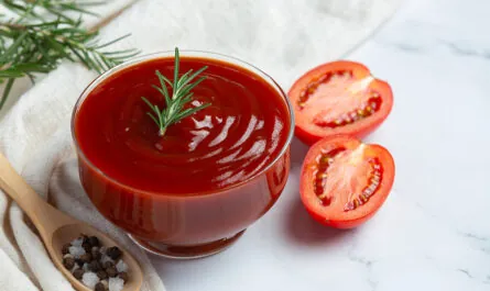ketchup tomato sauce with fresh tomato