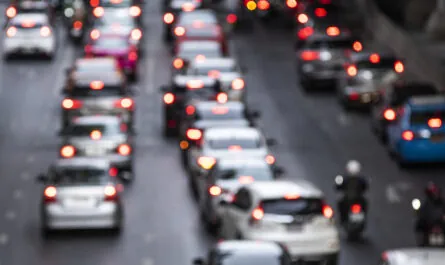 busy crowded traffic jam road