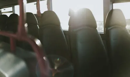 interior public bus transport