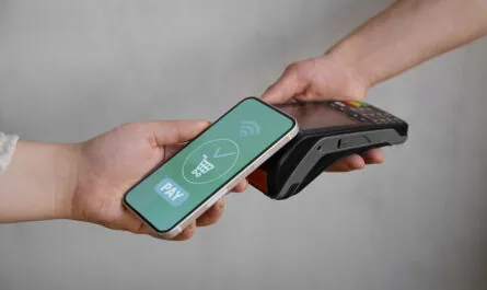 person playing contactless